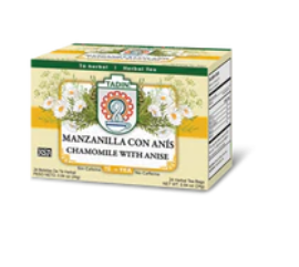 Tadin Tea Manzanilla c/Anis (Chamomile Anise) c/24--SOLD BY EACH-