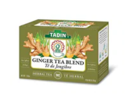 Tadin Tea box Ginger c/24--SOLD BY EACH