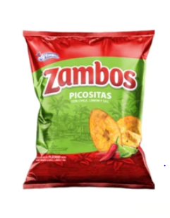 Zambos Plantain Picosito (Chile Limon) 24/5.4oz (Sold by the case)