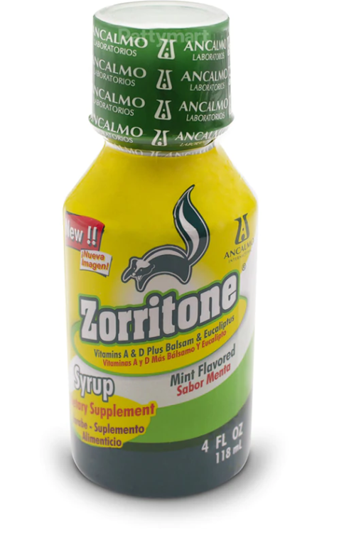 Zorritone Syrup Mint Flavor (Sold by each)