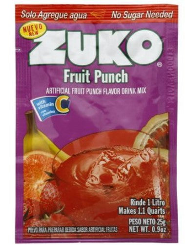 Zuko Tropical Punch Family Pack 12/14 (Sold by the case)