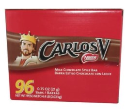 Candy Carlos V 1 box 96 pieces Display (Sold by each)