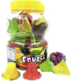 Gelatina Fruzel 1 container 30 pieces  (Sold by each)