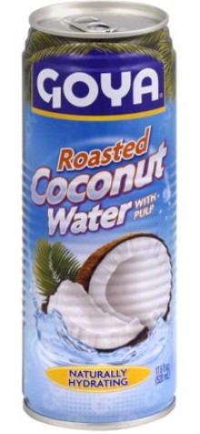 Goya Roasted/Asado Coconut juice 24/17.6 oz (Sold by the case)