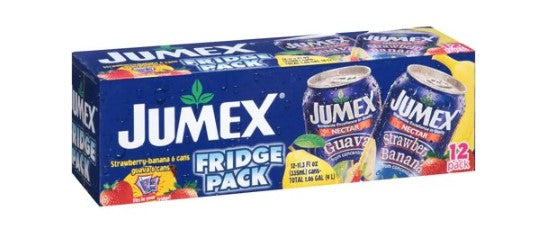 Jumex Fridge Pk-Guava & Strawberry/Banana  -12/11.3oz (Sold by the case)