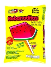 Rebanaditas de Sandia   Bolsa 1/40 ct (24 IN CASE) (Sold by each box)